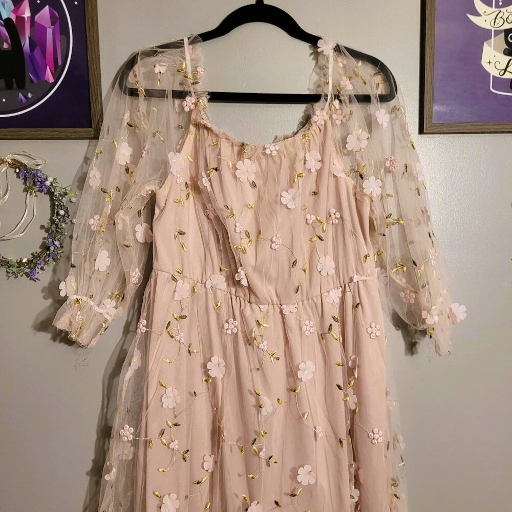 Pink Floral Dress
